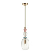 Подвес E14 1*40W BIZET золото/разноцветн./керамика/стекло B ODEON LIGHT