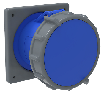 Розетка встраиваемая ССИ-433 63А-6ч/200-250В 2Р+PЕ IP67 MAGNUM IEK