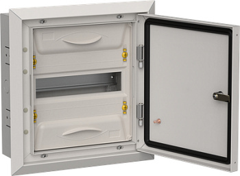 TITAN 5 Корпус мет. ЩРв-12 (1х12) 380х365х130 IP31 сер IEK