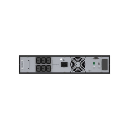 Онлайн ИБП ДКС серии Small Rackmount, 1000 ВА/900 Вт, 1/1, 6xIEC C13,EPO, USB, RS-232, Rack 2U, 2x9Ач DKC
