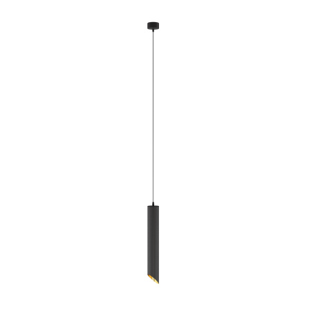 Подвесной светильник 1*GU10 12Вт Черный с Золотом IP20 Pendant P044PL-01-40GU10-B Technical Maytoni