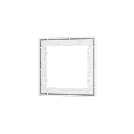 Рамка пластиковая Voltum S70 на 1 пост, (белый глянцевый)