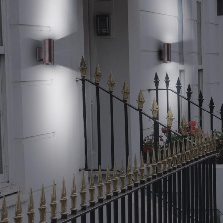 Ландшафтный св-к IP54 GU10 2*50W 220-240V LANDSCAPE коричневый NOVOTECH