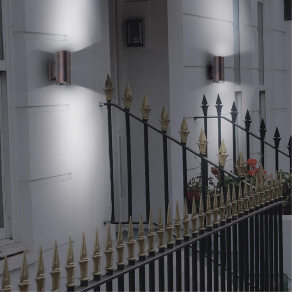 Ландшафтный св-к IP54 GU10 2*50W 220-240V LANDSCAPE коричневый NOVOTECH