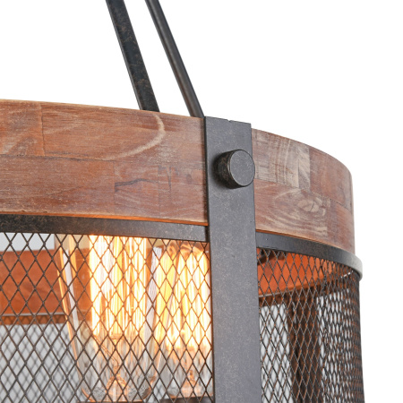 Подвесной светильник 5*E27 60Вт Черный IP20 Vittoria FR4561-PL-05-B Freya