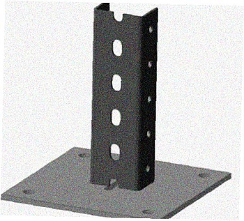 Стойка напольная (потолочная) СНП800 УТ1,5,горячее цинкование, S2,5