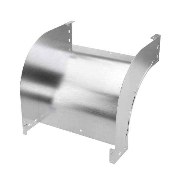 Угол вертикальный внешний 90 градусов 80х400, 0,8 мм, AISI 304 в комплекте с крепежными элементами и соединительными пластинами,необходимыми для монта