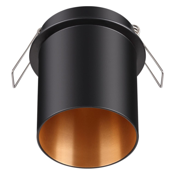 Встр.св-к IP20 GU10 50W 220V BUTT черный B NOVOTECH