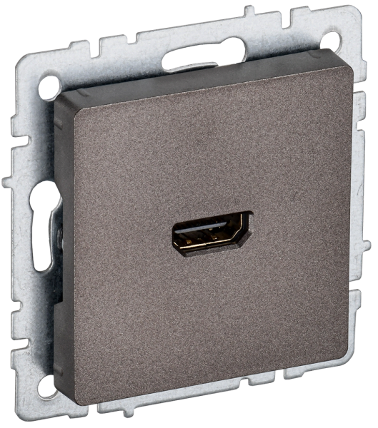 BRITE Розетка HDMI РHDMI-0-БрТБ темная бронза IEK