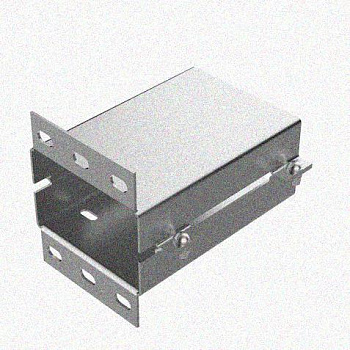 Лоток присоединительный ЛПС 300х80 УТ1,5, нержавеющая сталь, S2,0