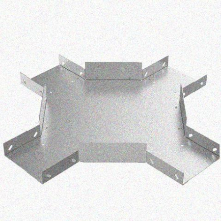 Лоток крестообразный замковый глухой КМЗГ 200х100 УХЛ1, горячее цинкование, S1,5