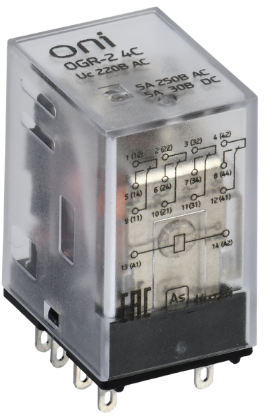 Реле общего назначения OGR-2 4C 220В AC ONI