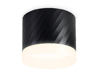 Накладной точечный светильник GX53 с акрилом TN5355 BK черный GX53 D82*70 Ambrella Light