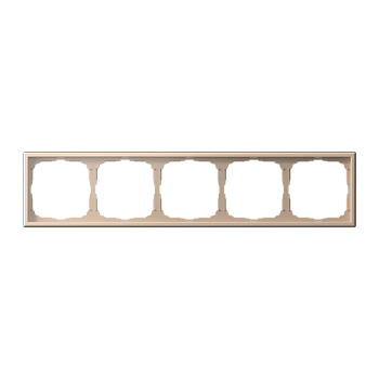 ARTGALLERY 5-постовая РАМКА, универсальная, ПЕСОЧНЫЙ Systeme Electric