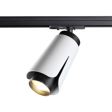 Св-к трековый однофазный IP20 GU10 9W 220V TULIP белый NOVOTECH