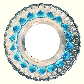 Светильник встраиваемый с подсветкой GCL-MR16-A-BL-1 Бирюза General