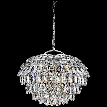 Люстра подвесная Хром/Прозрачный E14 11*40Вт WE113.11.103 WERTMARK