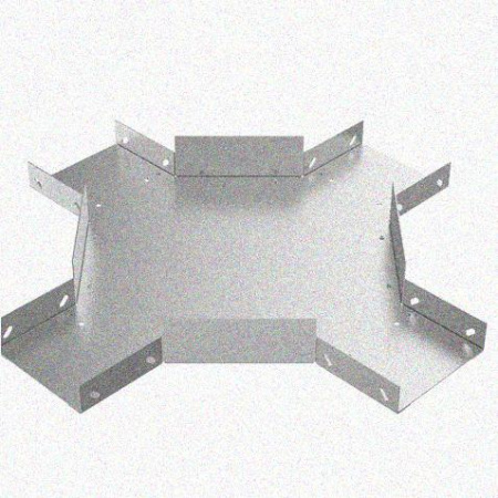 Лоток крестообразный замковый глухой КМЗГ 300х60 УХЛ1, горячее цинкование, S1,5