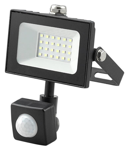 Прожектор св/д с ИК датчиком 20Вт IP65 6500K GTAB-20BT-IP65-6500-IFR General