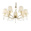 Люстра 7*E14 40Вт Латунь IP20 Madeline FR2019PL-07BS Freya