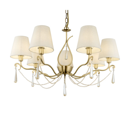 Люстра 7*E14 40Вт Латунь IP20 Madeline FR2019PL-07BS Freya