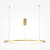 Подвесной светильник 1*LED 36Вт Латунь IP20 Glint MOD072PL-L36BSK Maytoni