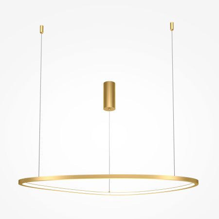 Подвесной светильник 1*LED 36Вт Латунь IP20 Glint MOD072PL-L36BSK Maytoni