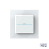 Сенсорный диммер Quadro версия 2, 1 клавиша 1 пост Белый Livolo