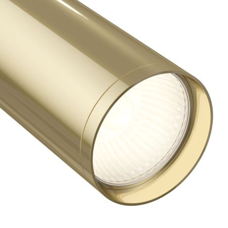 Светильник трековый 1*GU10 10Вт Черный с Золотом IP20 Focus S TR020-1-GU10-BG Technical