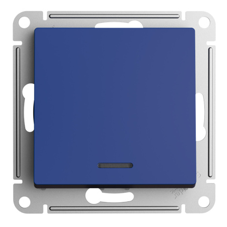 ATLASDESIGN Переключатель 1-клавишный с подсветкой, аквамарин Schneider Electric