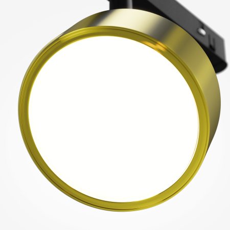 Трековый светильник LED 18Вт Черный и Латунь IP20 Magnetic track system Exility TR040-2-18W3K-BBS Technical Maytoni