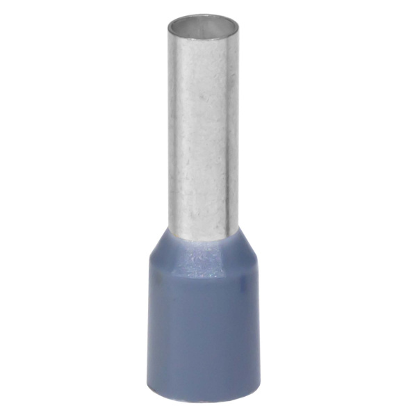 Наконечник-гильза с изол. фланцем для жилы сечением 4кв.мм, длина контактной части 12мм, серый DKC