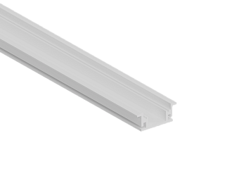 Donel Врезной алюминиевый профиль в пол, 27х11х2000. Цвет: Белый матовый, RAL9003,Серия:DN8ALE