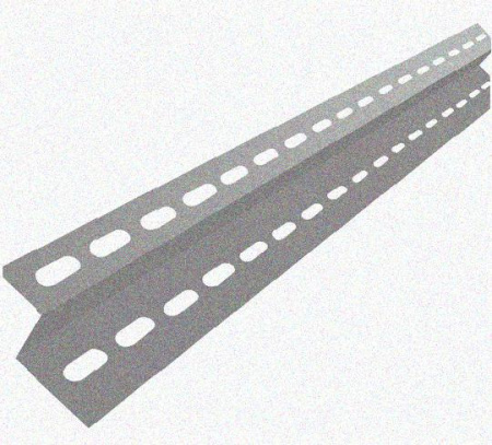 Профиль зетовый перфорированный К241х2500 УХЛ1 горячее цинкование, S2,0