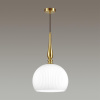 Подвес E27 60W RUNGA белый/бронзовый ODEON LIGHT