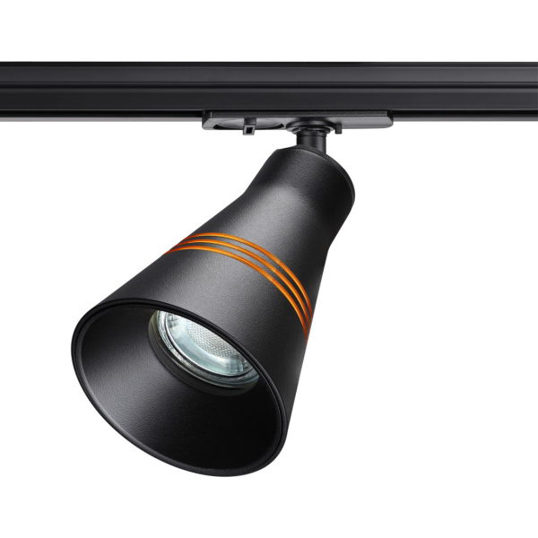 Св-к трековый однофазный двухжильный IP20 GU10 9W 220V SOBIT черный NOVOTECH Св-к трековый однофазный двухжильный IP20 GU10 9W 220V SOBIT черный NOVOTECH