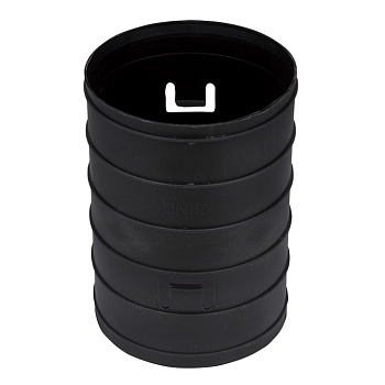 Муфта быстросъемная для двустенных труб d110 мм черная EKF-Plast