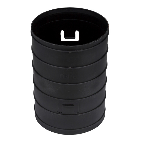 Муфта быстросъемная для двустенных труб d110 мм черная EKF-Plast