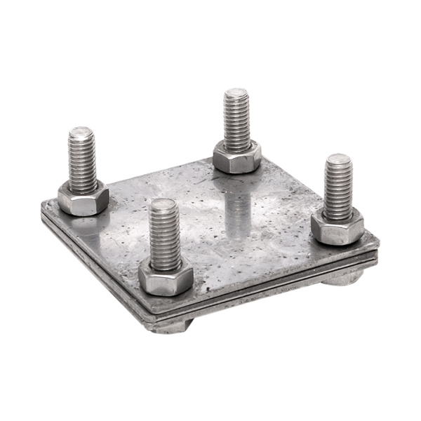 Зажим полоса 40 - полоса 40 (3 пластины 70x70мм) Ni PROxima EKF
