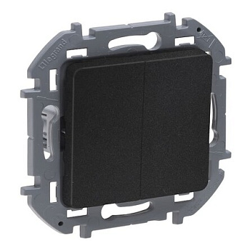 INSPIRIA Механизм выключателя СУ 2 кл 10А антрацит IP20 Legrand