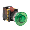 Кнопка AELA-22 зеленая с подсветкой NO+NC 380В Грибок PROxima EKF
