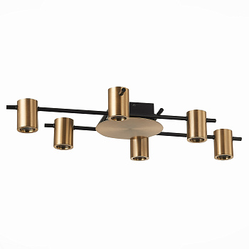 Светильник потолочный Черный/Латунь GU10 6*7Вт SL1207.402.06 ST LUCE