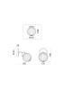 Светильник спот 1*E14 40Вт Латунь IP20 Daisy FR5041CW-01BS Freya