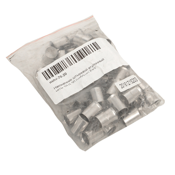 Наконечник штыревой втулочный НШв 70,0-20 (уп50шт) PROxima EKF