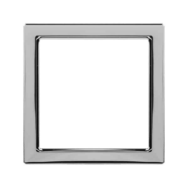 Декоративная вставка для рамок из натуральных материалов Avanti хром, 1 пост (2 мод.) DKC