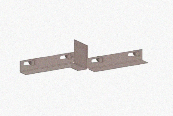 Соединитель-переходник замковый ПУгЛЗ 250х100 УТ1,5, оцинкованный лист, S1,0