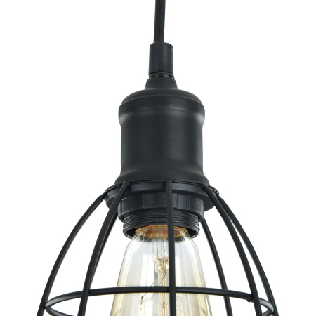 Подвесной светильник 1*E27 60Вт Черный IP20 Denver T447-PL-01-B Maytoni