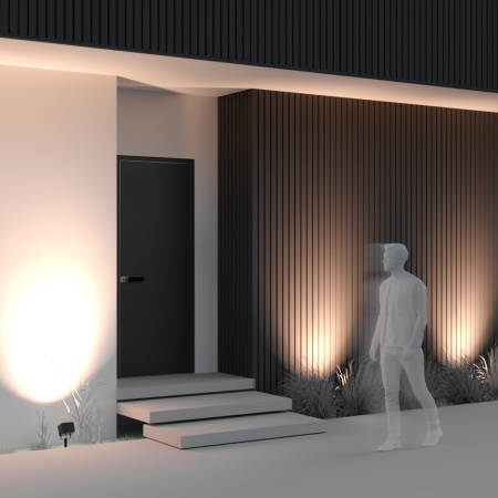 Ландшафтный светильник 18Вт 3000К Черный IP65 Ares O309FL-L18B3K Outdoor Maytoni