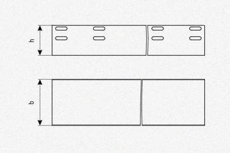 Лоток глухой ЛМГ 600х50х3000 УТ1,5, горячее цинкование, S1,5