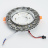 Светильник встр. с белой LED подсветкой 4000К Feron CD4045 потолочный GX53 без лампы, серый, хром